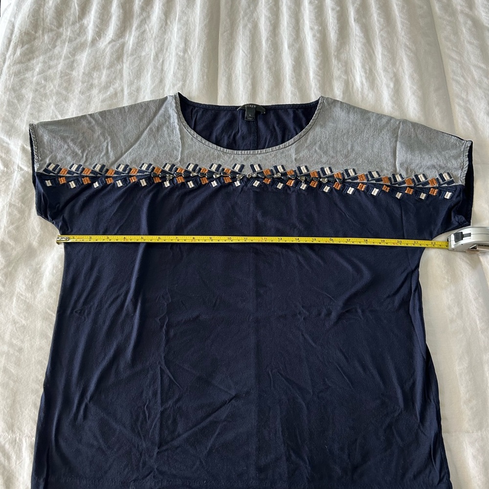 J Crew shirt L EUC